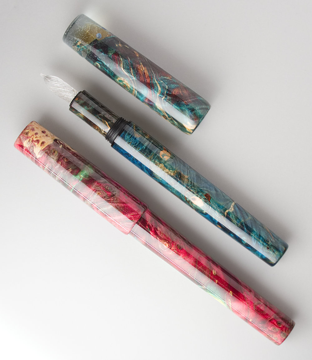 Ya-Ching Style glass pens